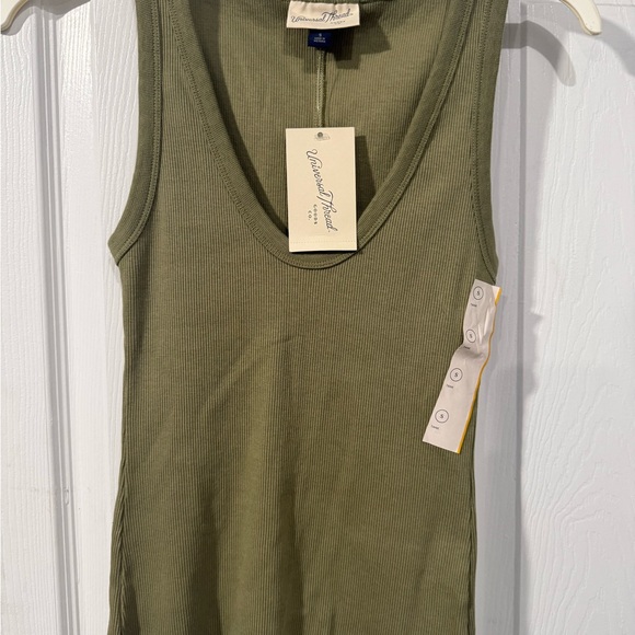 Universal Thread Olive and Brown Striped Tank Tops - Picture 6 of 13